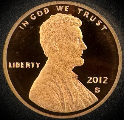 2012-S Lincoln Shield Cent Penny GEM PROOF DEEP ULTRA CAMEO Coin0