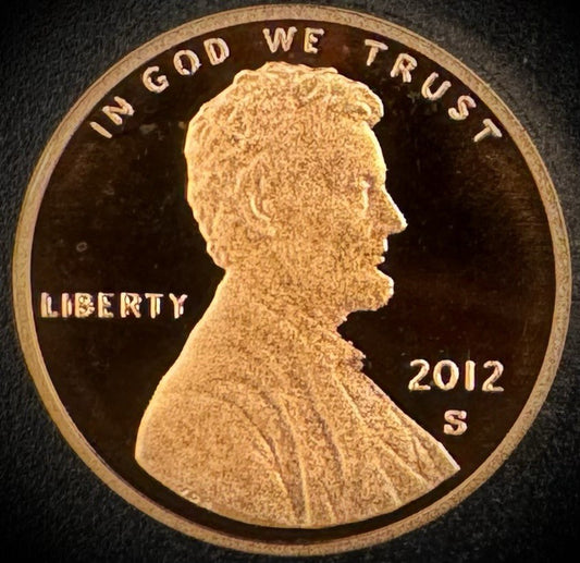 2012-S Lincoln Shield Cent Penny GEM PROOF DEEP ULTRA CAMEO Coin0