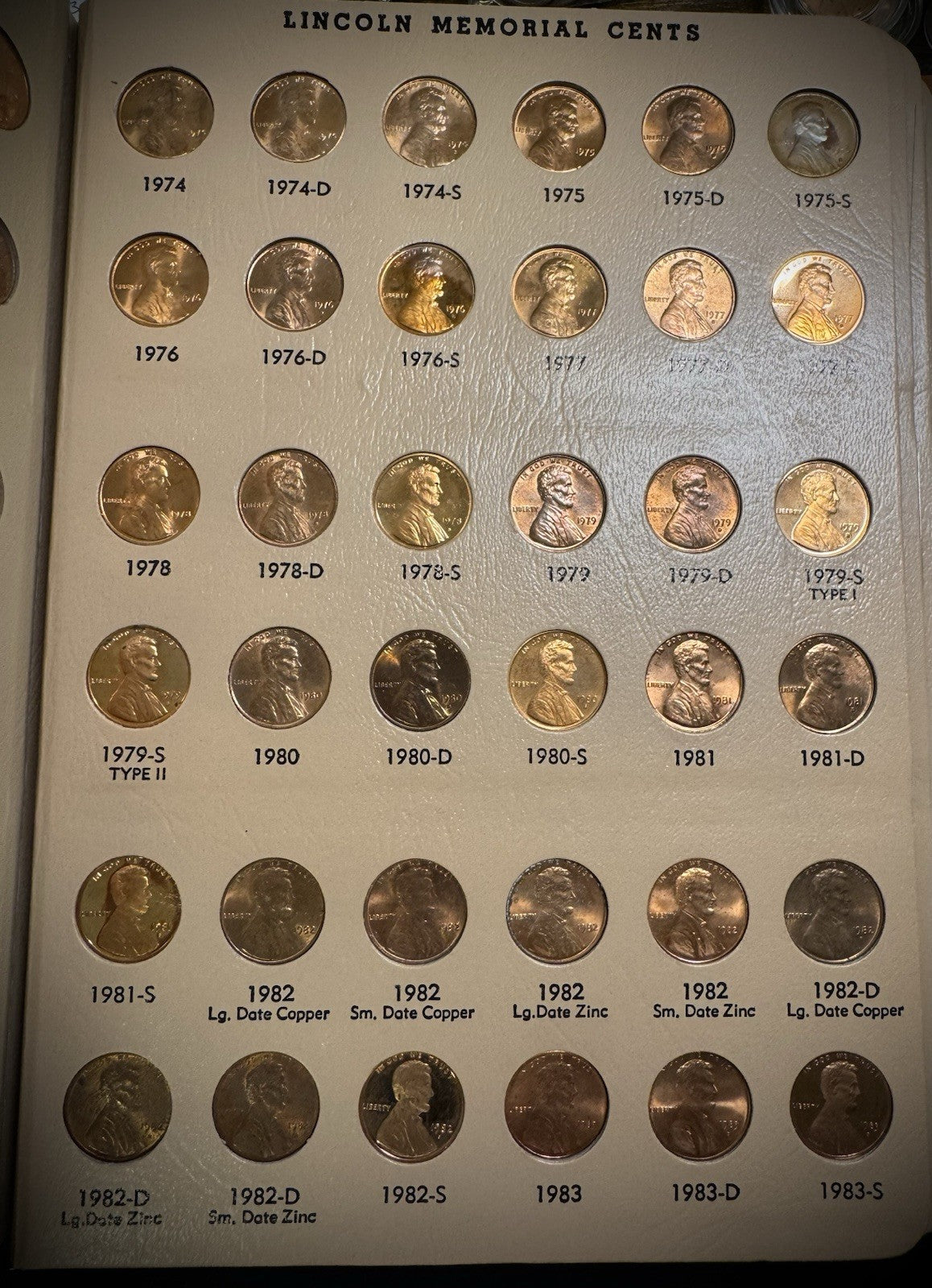 1909-2025 PDS Lincoln Cent PENNY Near COMPLETE Set 344 Coins KEYS PROOFS DANSCO11
