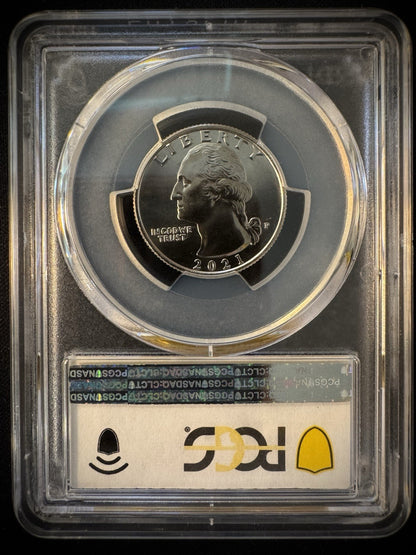 2021-P Washington Crossing the Delaware Quarter 25c PCGS MS671