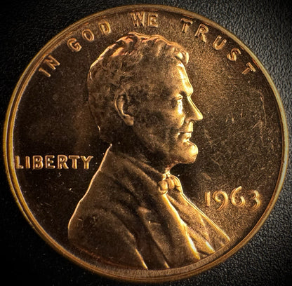 1963 Lincoln Memorial Cent PROOF Coin0