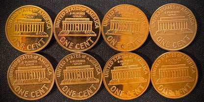 1968-2009-S PROOF Lincoln Memorial & Bicentennial Cent 45 Coin Set2