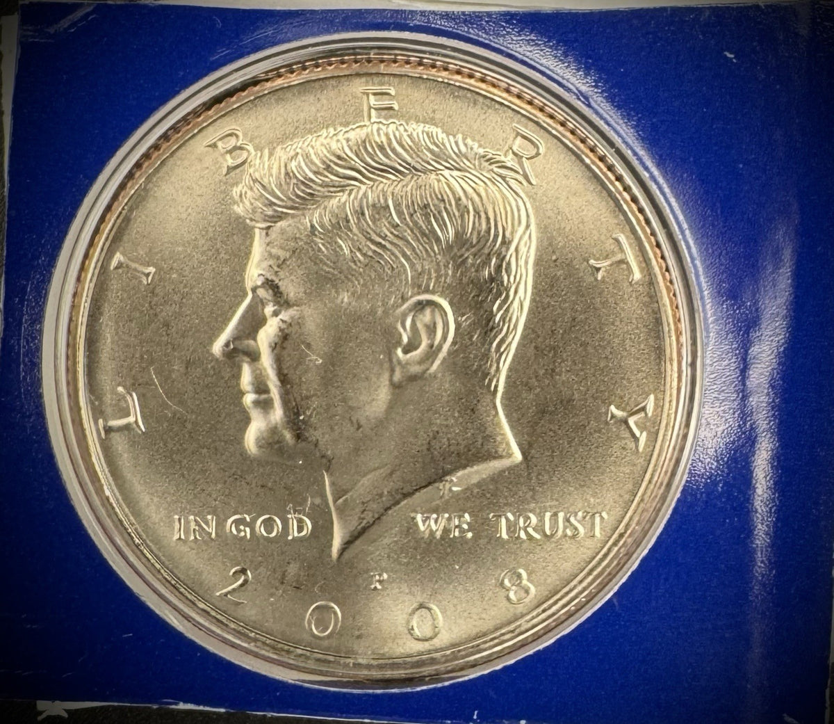 2008 P D Satin Finish Kennedy Half Dollar 2 Coins From US Mint Uncirculated Set10