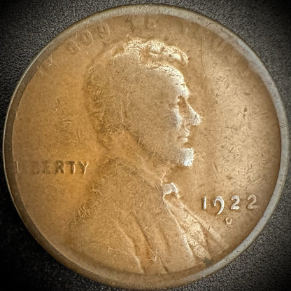 1922-D Lincoln Wheat Cent Penny SEMI-KEY DATE #20