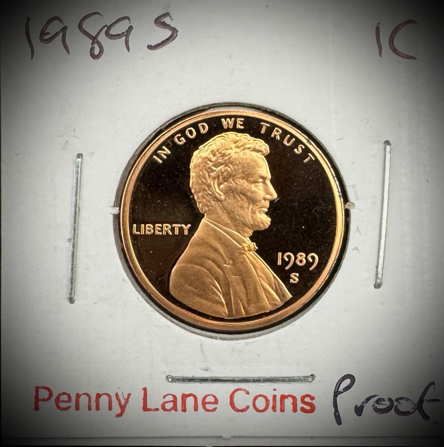 1980-1989 Lincoln Memorial Gem PROOF Cent 10 Coin Set19