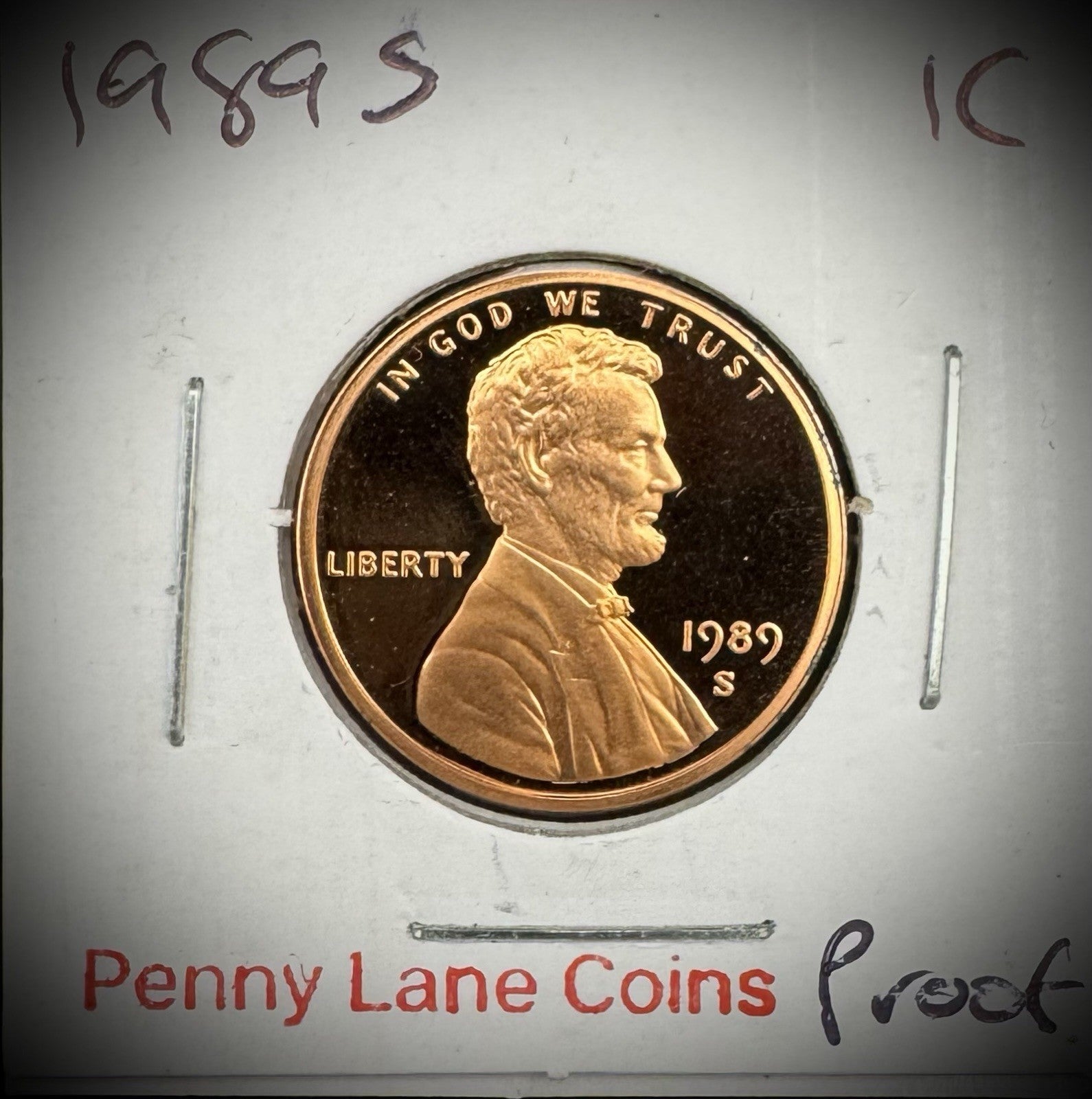 1980-1989 Lincoln Memorial Gem PROOF Cent 10 Coin Set19