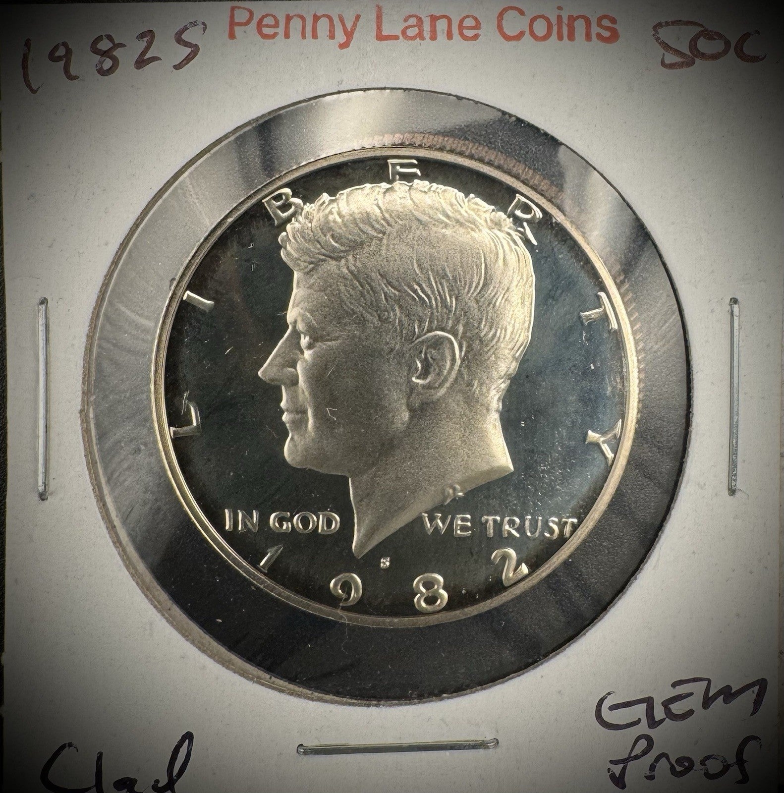 1980-1989 S Kennedy Half Dollar GEM PROOF DEEP ULTRA CAMEO Set Lot Of 10 Coins6
