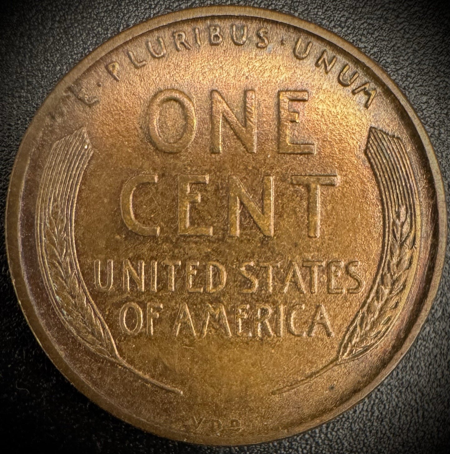 1909-P VDB Lincoln Wheat Cent Penny Uncirculated Toned First Year Of Type1
