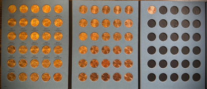 1959-2025 P D 68-74 S Lincoln Cent COMPLETE UNCIRCULATED SET In NEW Whitmans8