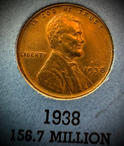 1909 VDB-1974 P D S Lincoln Cent Starter Set 154 Coins 1960-D Small Date Whitman10