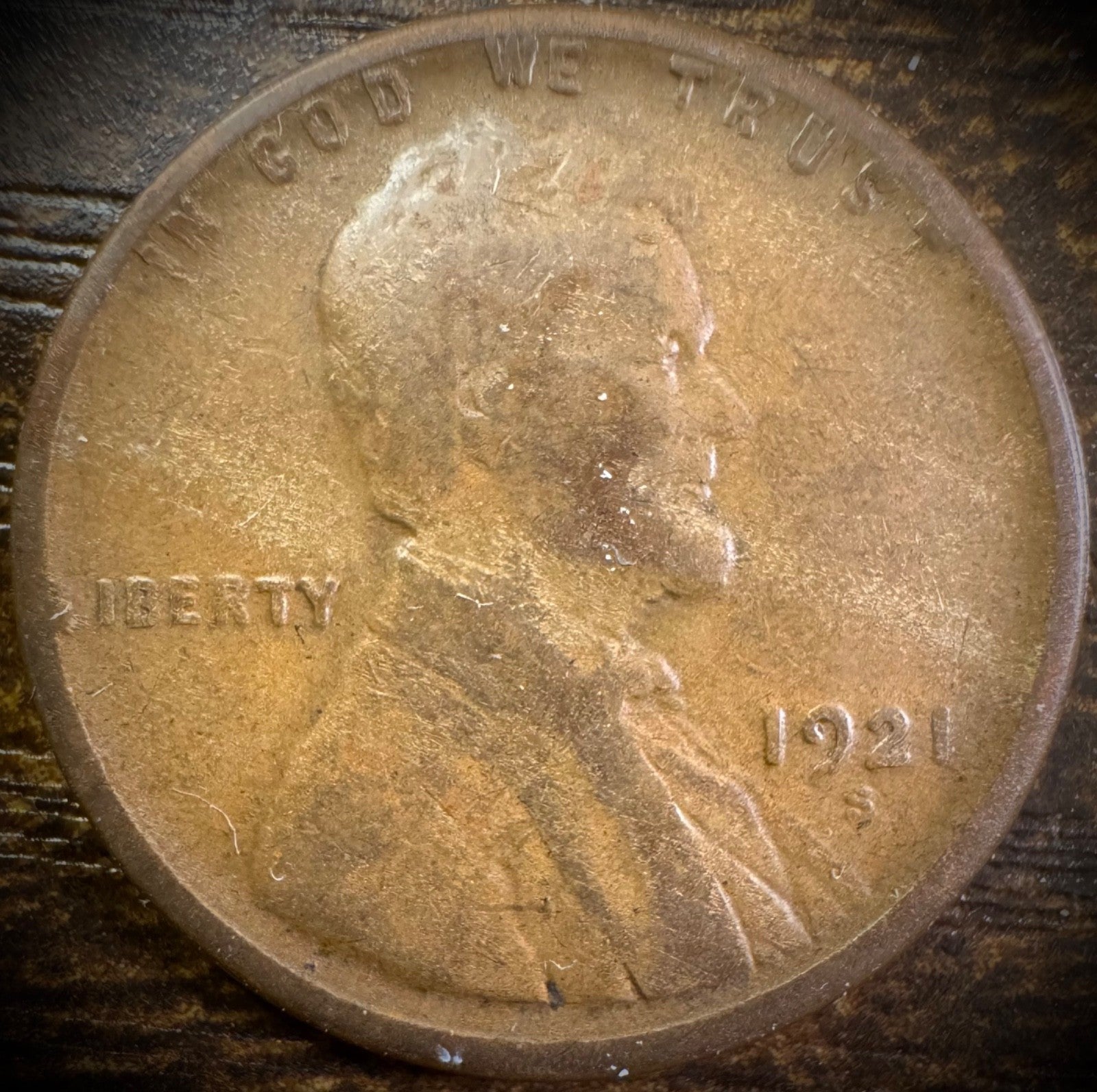 1921-S Lincoln Wheat Penny Cent #30