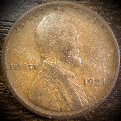 1921-S Lincoln Wheat Penny Cent #30