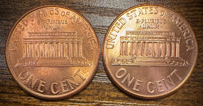 2004 P & D Lincoln Memorial Cent BU 2 Coin Set From Original Rolls1