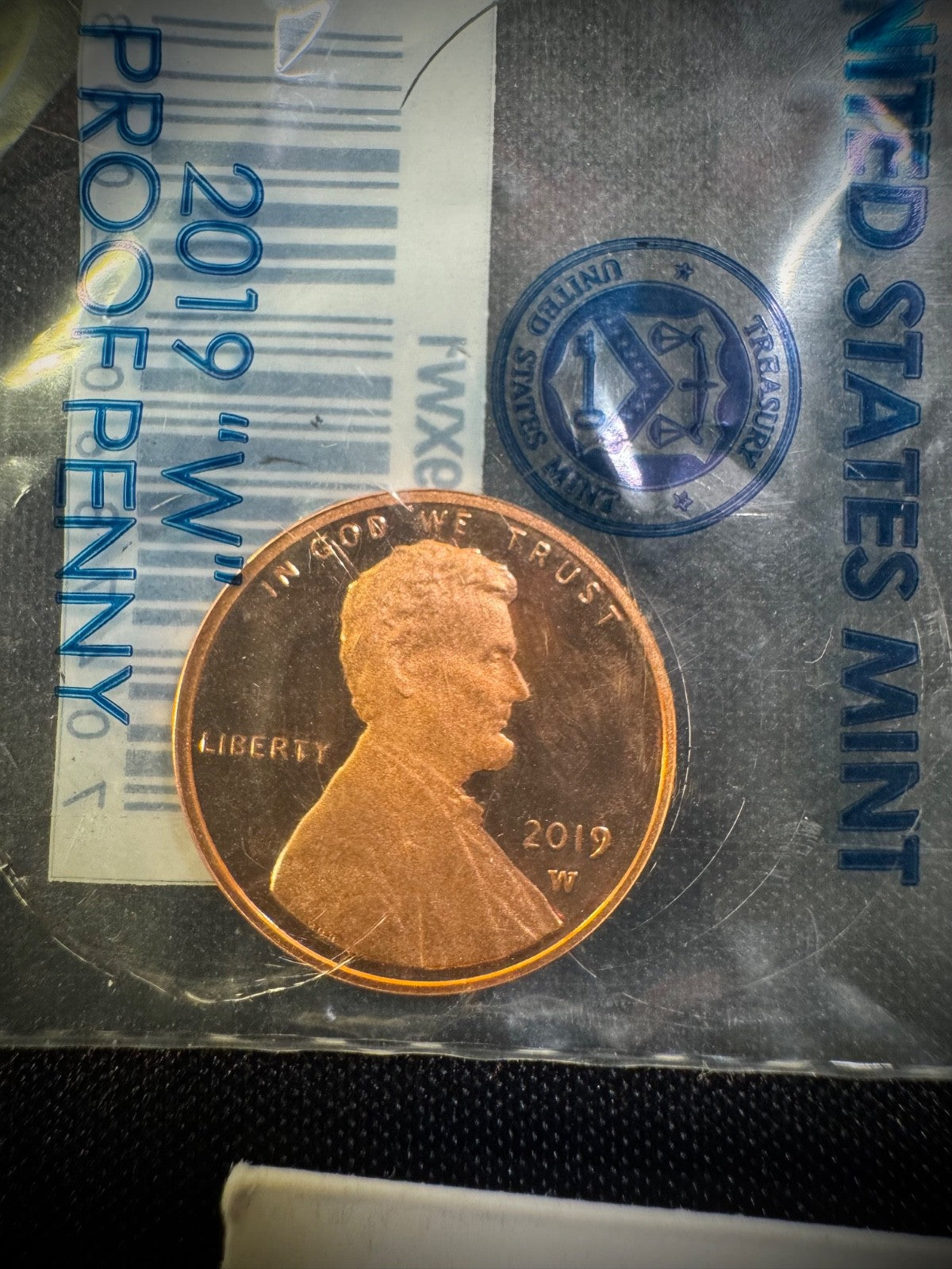 2019 P D S W Lincoln Penny Cent Uncirculated PROOFS Reverse PROOF 6 Coin Set COA1