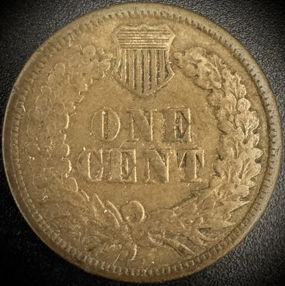 1860 Indian Head Cent Penny VF Copper-Nickel Liberty1