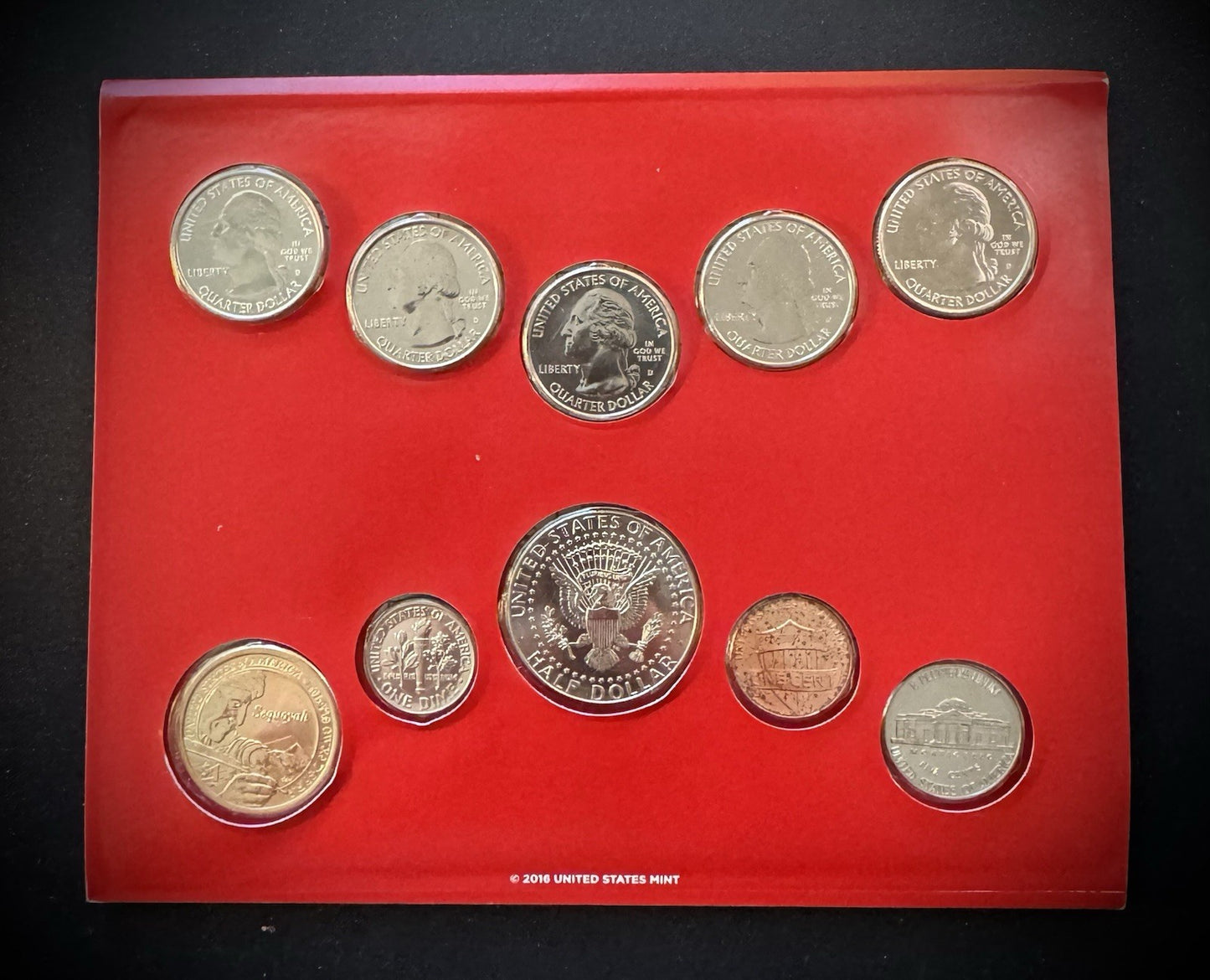 2017 US Mint Uncirculated 20 Coin Set P & D Philadelphia & Denver 10 Coins Each6