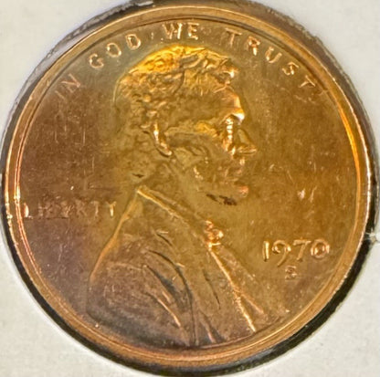1970-S Lincoln Memorial Cent SMALL DATE PROOF Coin KEY DATE 4