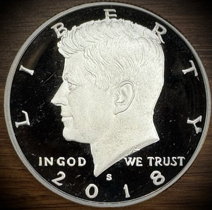 2018-S PROOF Kennedy Half Dollar Clad 50C0