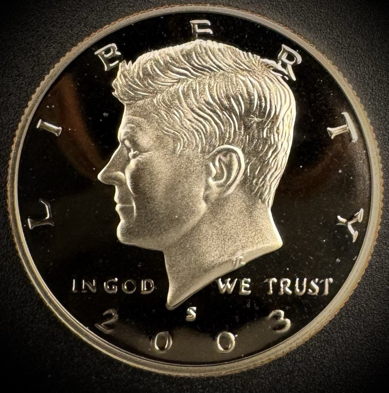 2003-S GEM PROOF Kennedy Half Dollar Clad 50C DEEP ULTRA CAMEO #30