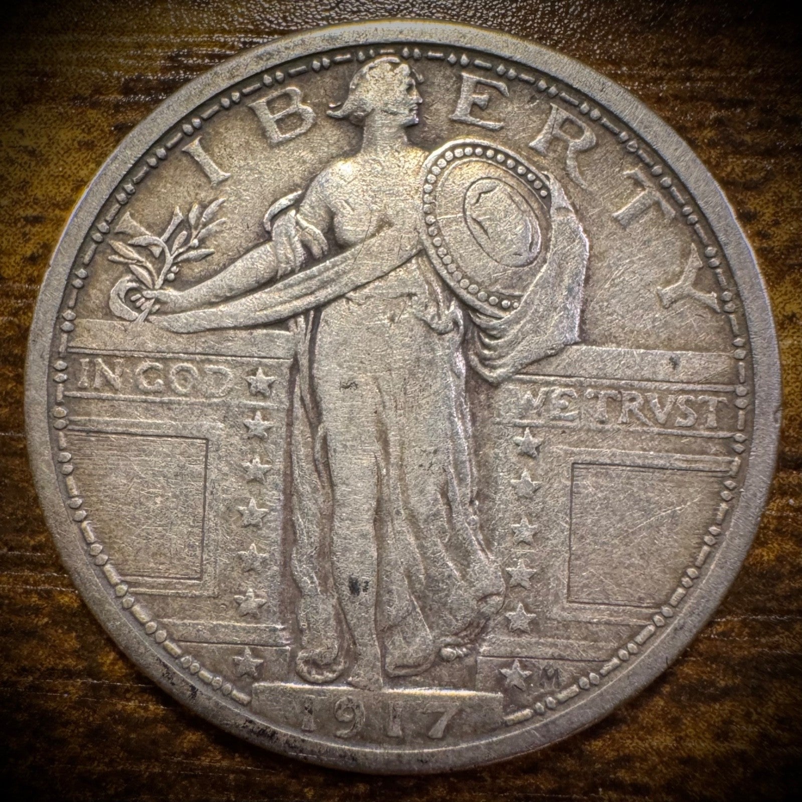 1917 Standing Liberty Quarter Type 10