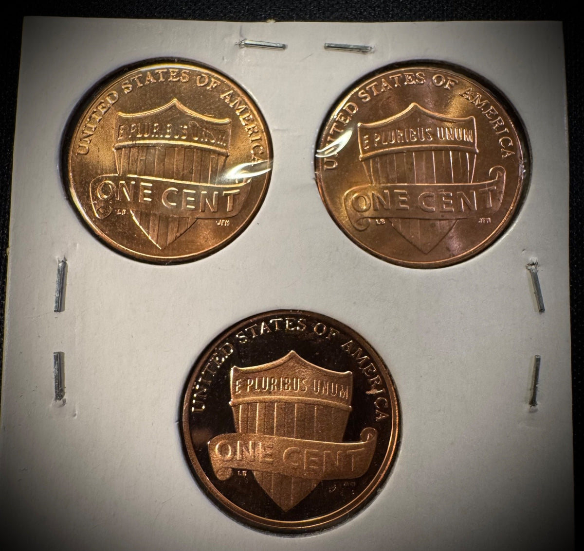 2019 P D S W Lincoln Penny Cent Uncirculated PROOFS Reverse PROOF 6 Coin Set COA8