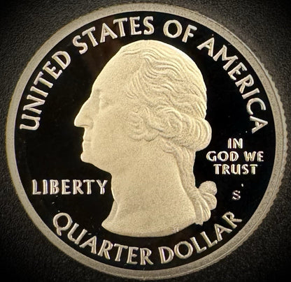 2020-S GEM PROOF America the Beautiful Tallgrass Prairie Clad Quarter DEEP CAMEO0