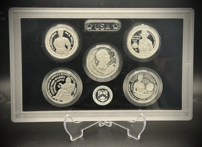 2025-S .999 SILVER America the Beautiful Quarter Set w 2025 US MINT Box COA1