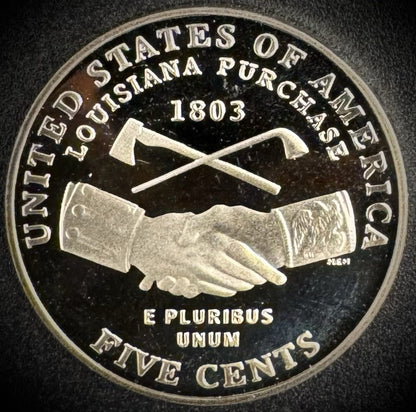 2004-S Jefferson Nickel GEM PROOF DEEP ULTRA CAMEO Westward Journey 2 Coin Set3
