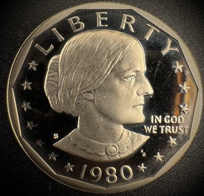 1979 1980 1981 S Susan B Anthony Gem PROOF Dollar Coin Set Of 3 Coins4