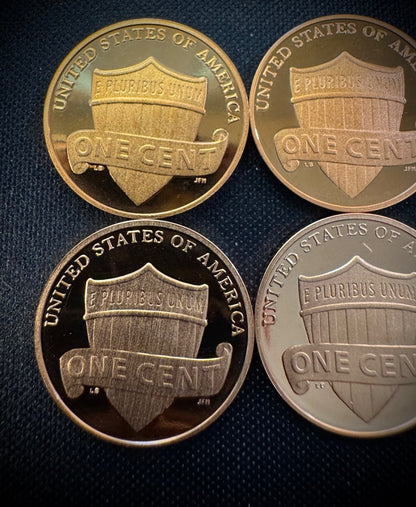 2010-2019 S Lincoln Shield Cent GEM PROOF 10 Coin CONSECUTIVE Years Lot Set15