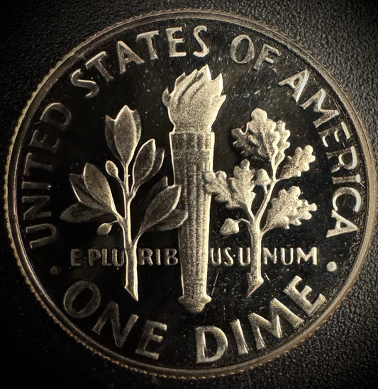 1979-S TYPE 2 PROOF Roosevelt Dime 10C Clad DCAM Coin From US Mint Proof Set1