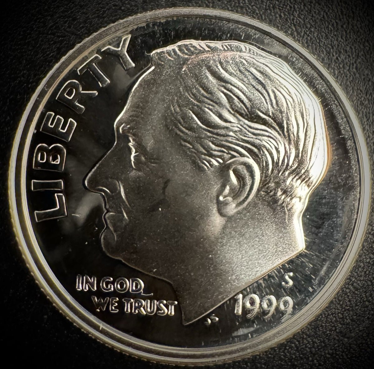 1999-S GEM PROOF Roosevelt Dime 10C SILVER DEEP ULTRA CAMEO Coin0