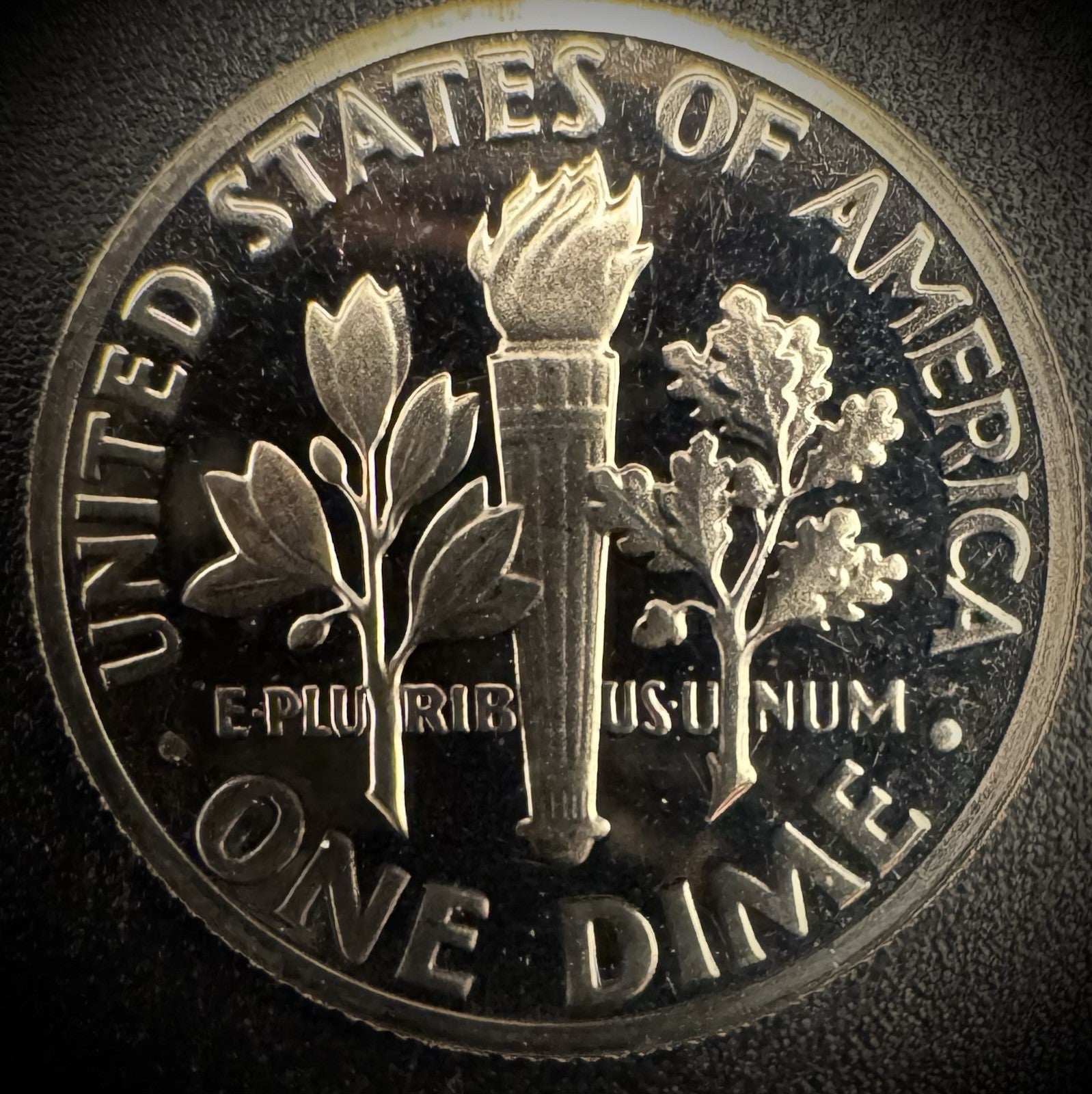 1973-S PROOF Roosevelt Dime 10C Clad DEEP CAMEO Coin From US Mint Proof Set1
