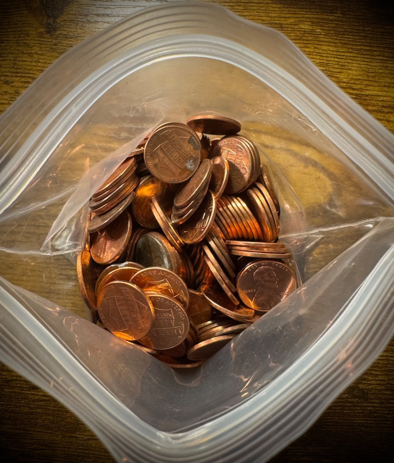 2.5 Lb Mixed Bag 2010-2025 Lincoln Shield Cents Mostly D Mints From Circulation3