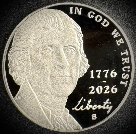 2026-S Jefferson Nickel GEM PROOF DEEP ULTRA CAMEO Coin0