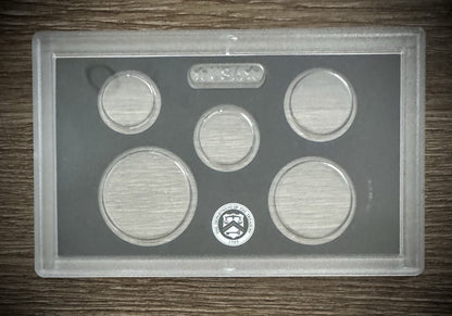 Black Empty Plastic Case Holds 5 Coins Lot of 10 From US MINT Silver Proof Sets2