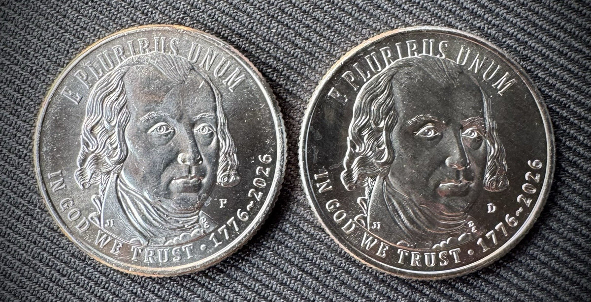 2026 P D US Constitution We The People Quarter BU Set of 2 Coins 1776-20260