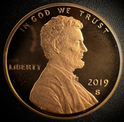 2019-S Lincoln Shield Cent GEM PROOF Coin Penny0