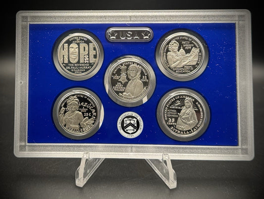 2024-S American Women Quarter GEM PROOF Clad 5 Coin Set From US MINT Proof Set0