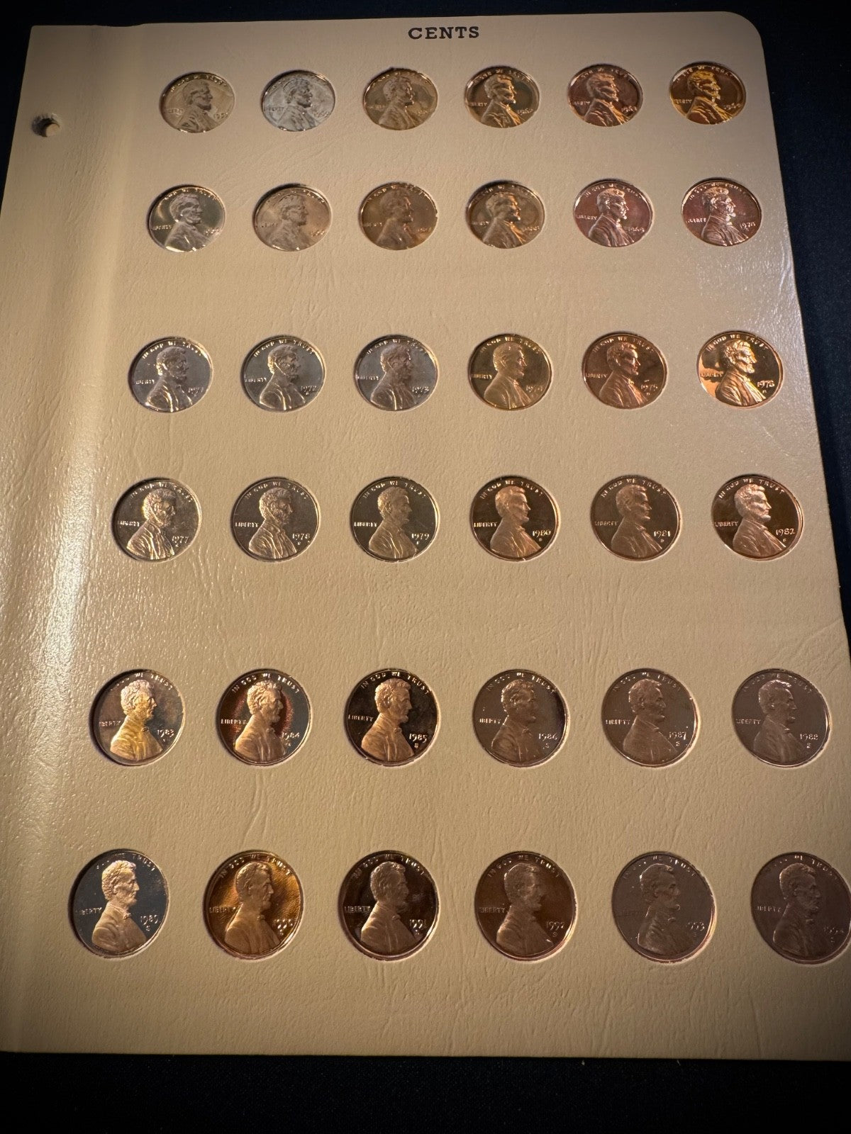 1959-2025 S Lincoln GEM PROOF Cents DEEP CAMEO COMPLETE 72 Coins NEW DANSCO Pgs2