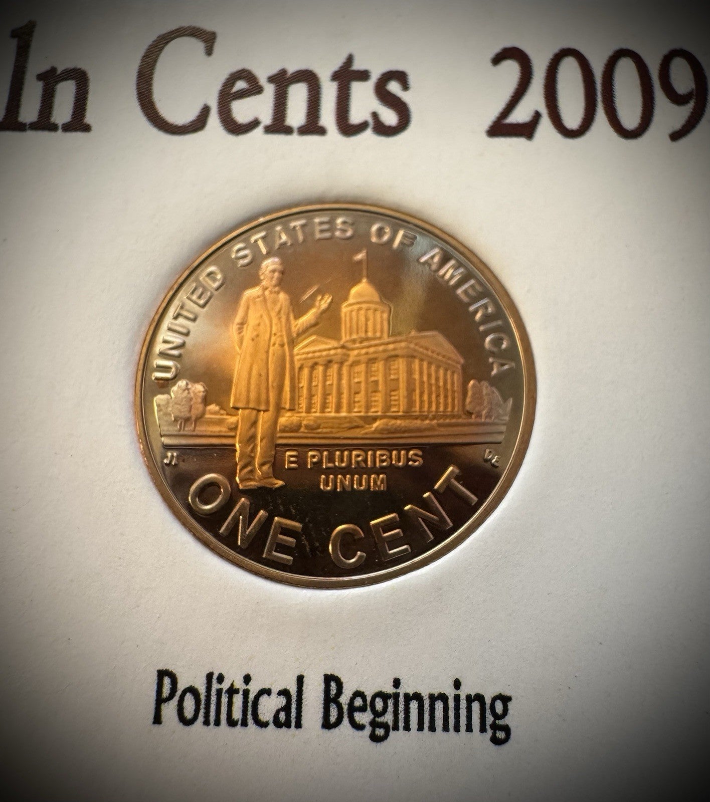 2009-S Lincoln Bicentennial Cent GEM PROOF 4 Coin Set GORGEOUS Naturally Toned8