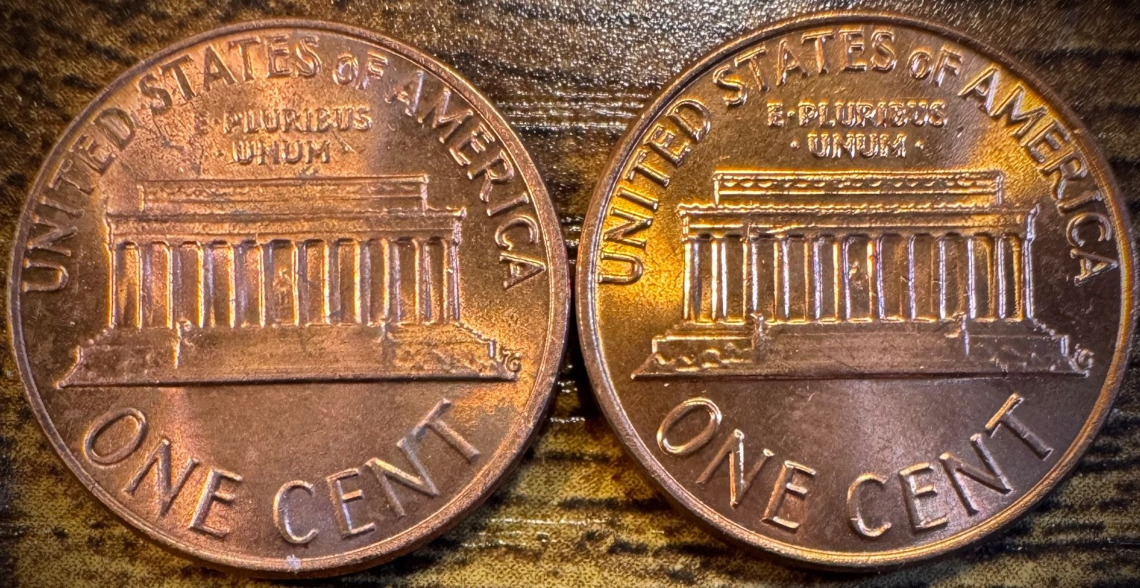 1978 P & D Lincoln Memorial Cent BU 2 Coin Set From Original Rolls1