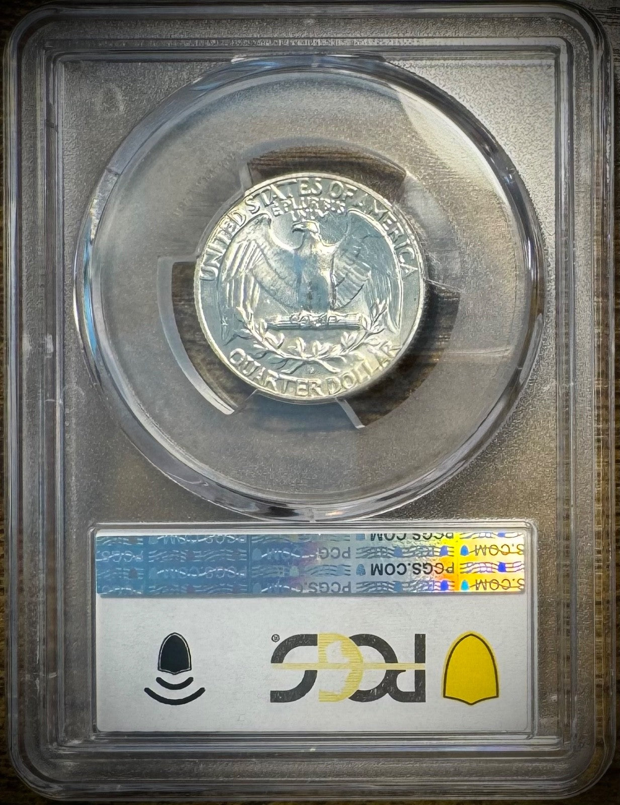 1964-D Silver Washington Quarter PCGS MS66 6