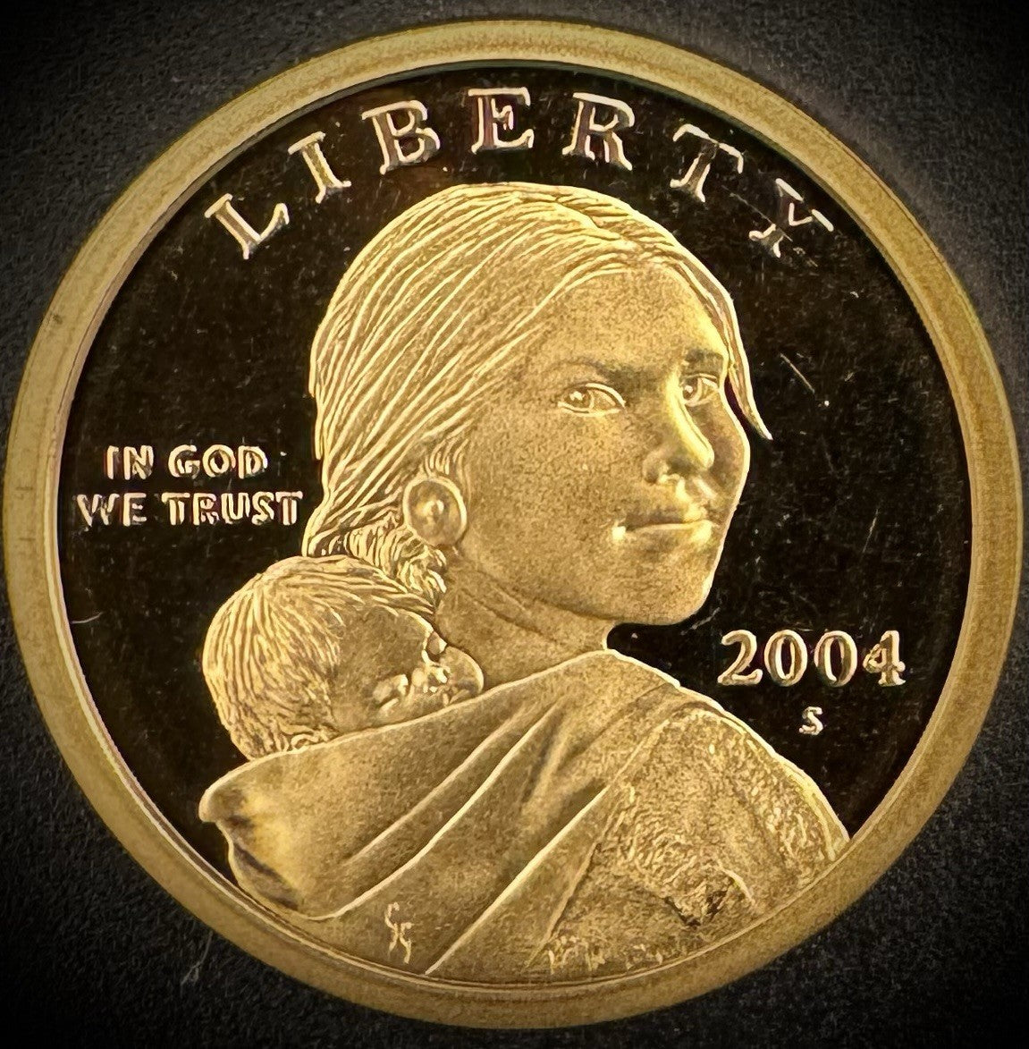 2004-S Sacagawea Dollar PROOF DEEP ULTRA CAMEO Coin0