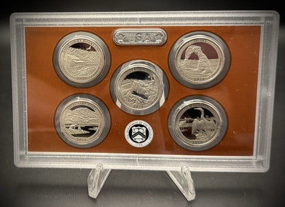 2014-S ATB Quarter GEM PROOF Clad 5 Coin Set w 2014 US Mint Box and COA0