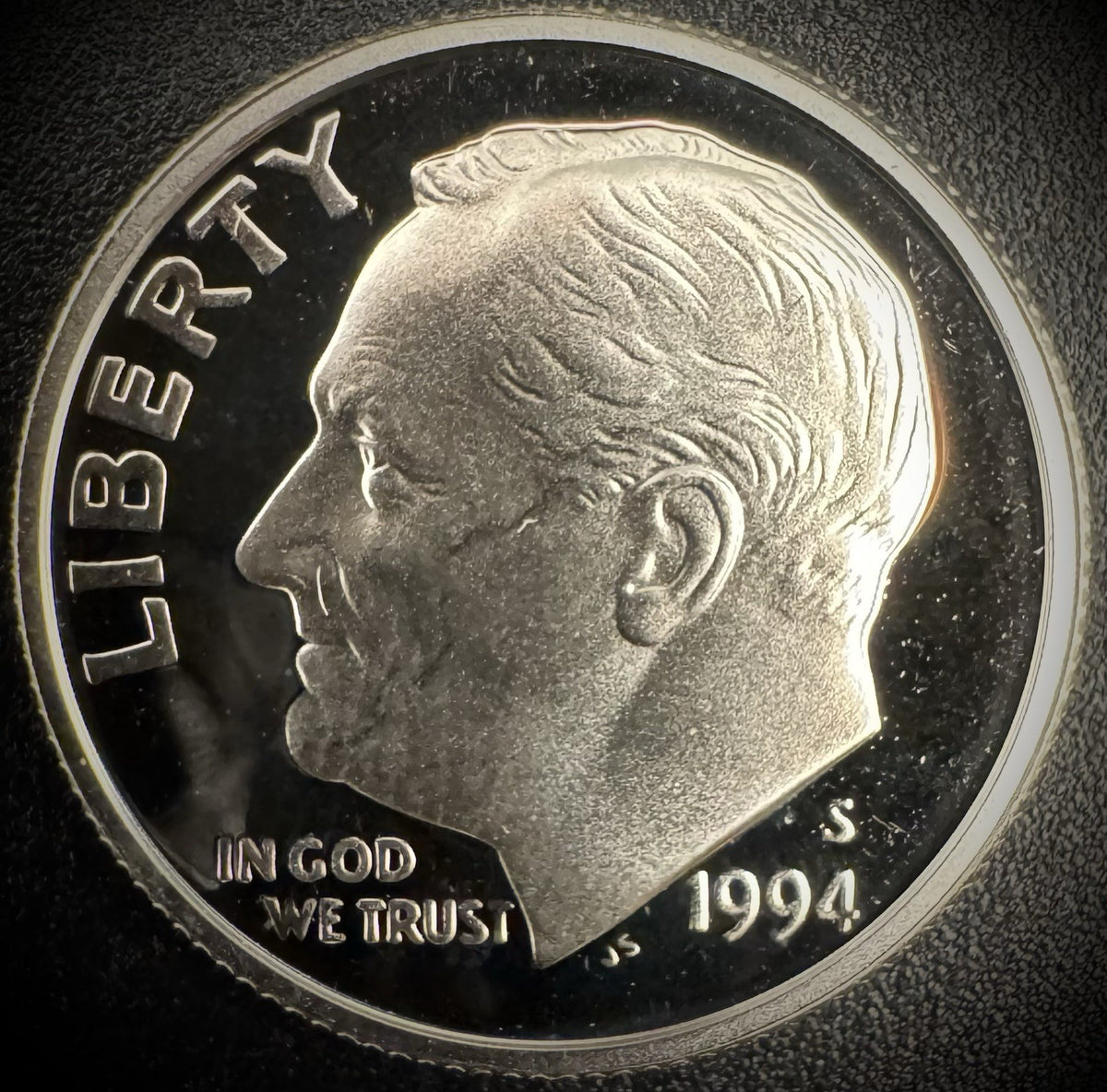 1994-S GEM PROOF Roosevelt Dime 10C SILVER DEEP ULTRA CAMEO Coin8