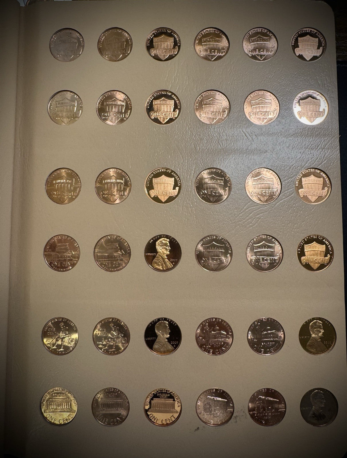 1909-2025 PDS Lincoln Cent PENNY Near COMPLETE Set 344 Coins KEYS PROOFS DANSCO18