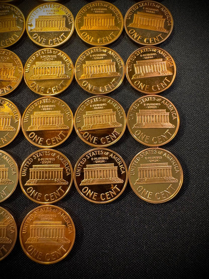 1968-1999 S Lincoln Memorial Cent PROOF CONSECUTIVE Run 33 Coin Set w 1979 T 1&210