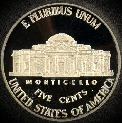 2025-S Jefferson Nickel GEM PROOF DEEP ULTRA CAMEO Coin1