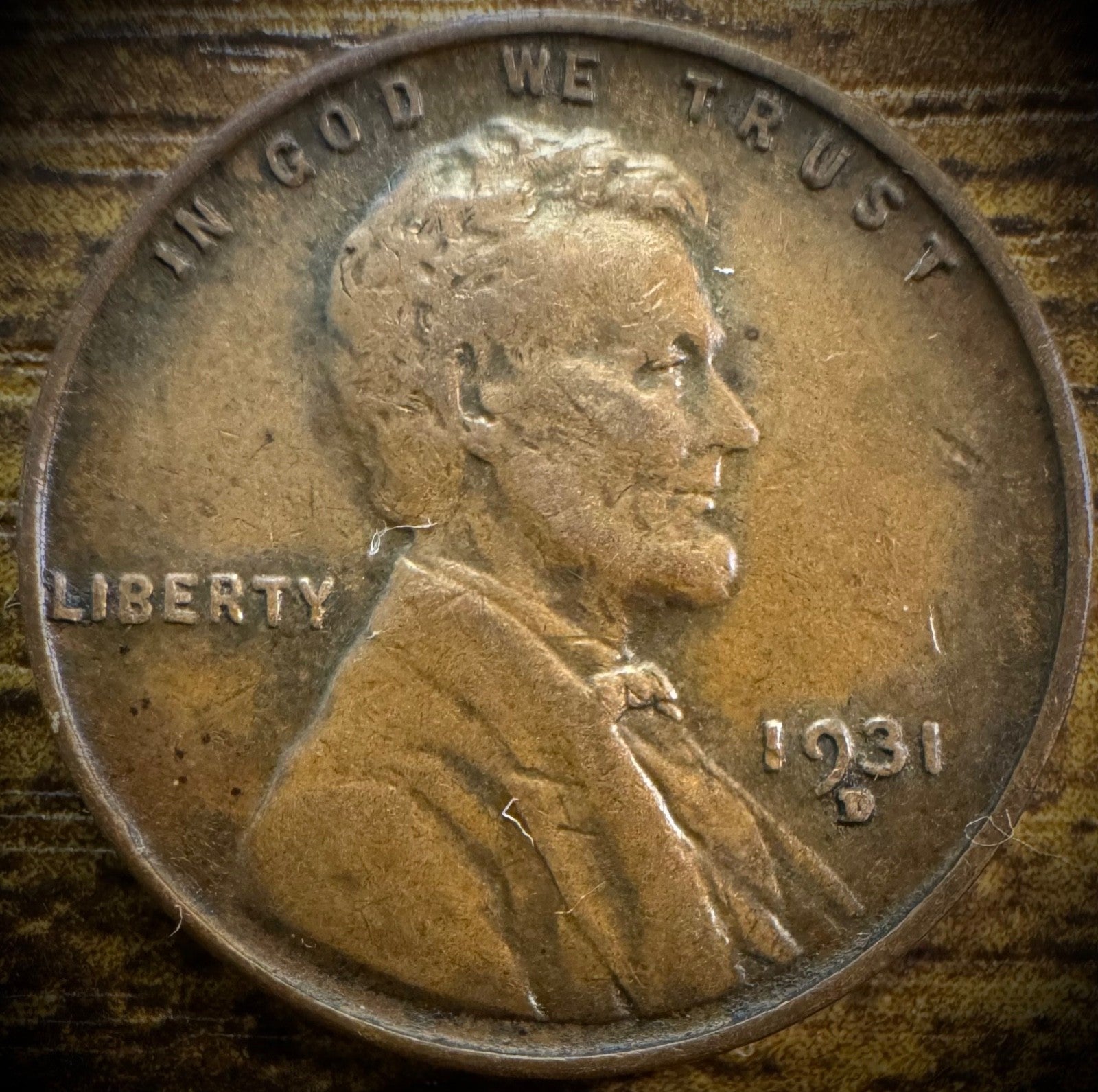 1931-D Lincoln Wheat Penny Cent SEMI-KEY DATE #30